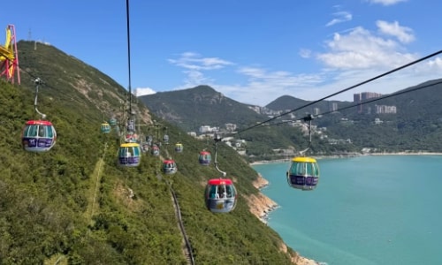 Hong Kong Ocean Park from outside